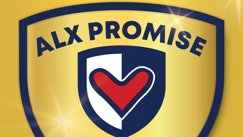Covid-19 ALX Promise logo
