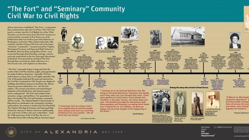 The Fort Heritage Trail Sign: From Civil War to Civil Rights