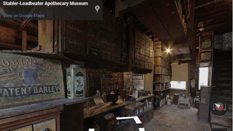 Virtual Tour of Stabler-Leadbeater Apothecary Museum: Second Floor (2017)