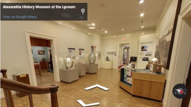Virtual Tour of Alexandria History Museum at The Lyceum: Entrance Hall (2017)