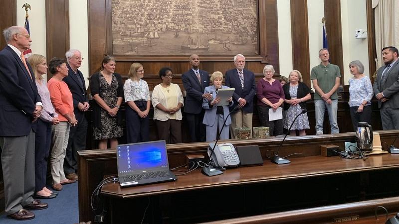 Alexandria Archaeological Commission at City Council Meeting