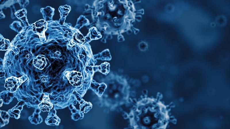 COVID-19 Virus Background stock image