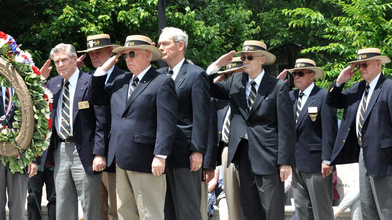 Memorial Day Ceremony Rocky Versace 3