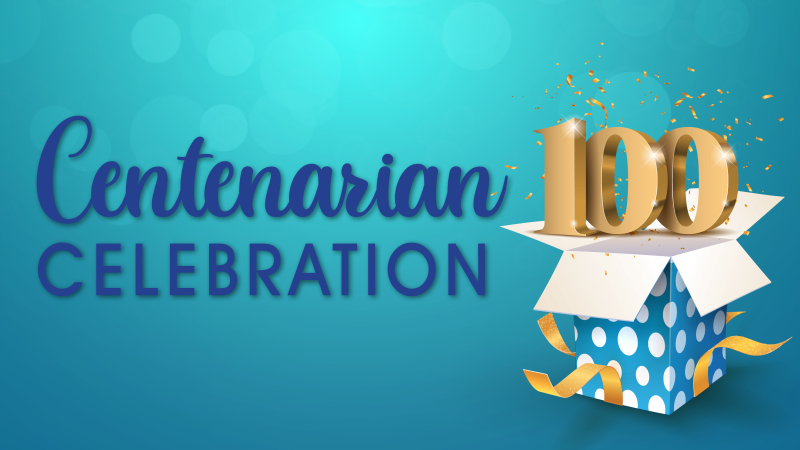 Centenarian Celebration Graphic