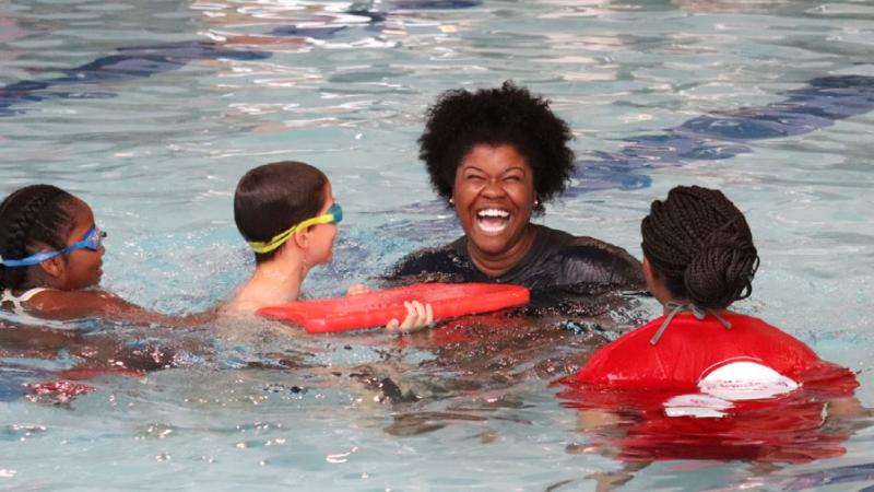 RPCA Swim Instructor with Kids