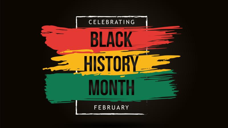 Celebrating Black History Month in February Graphic