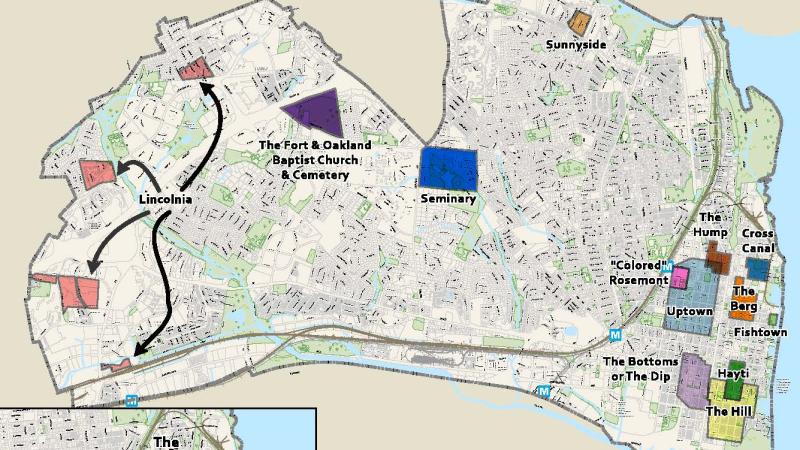 Map of African American Neighborhoods