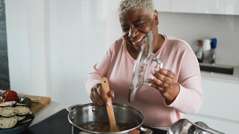 Cooking Stock Soup