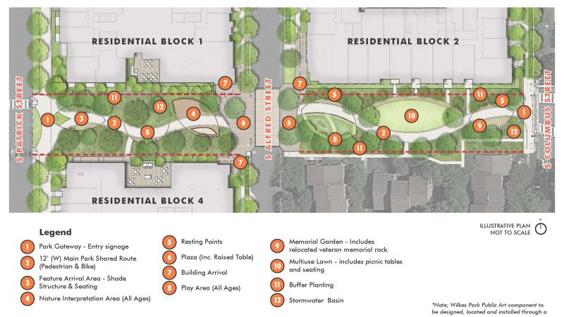 Wilkes Park Concept Plan