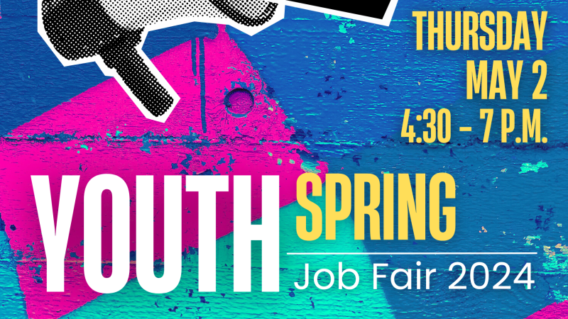 Youth Spring Job Fair Card Image