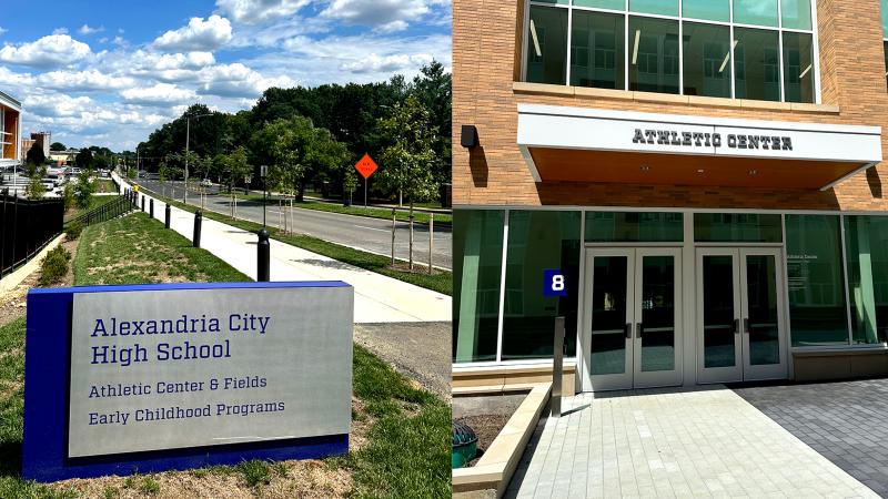 Minnie Howard Aquatics Facility Entrance