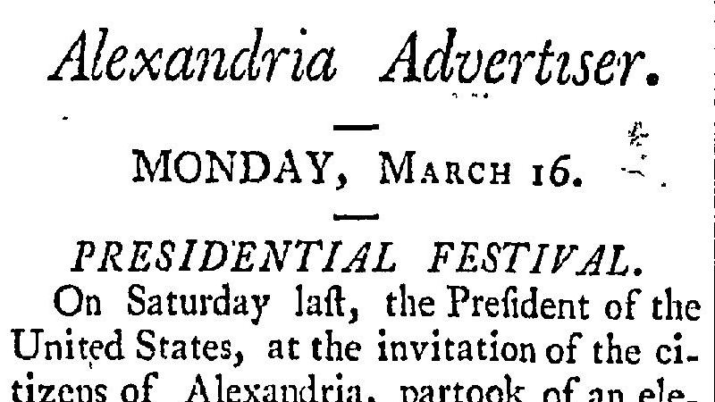 Alexandria Advertiser Presidential Festival