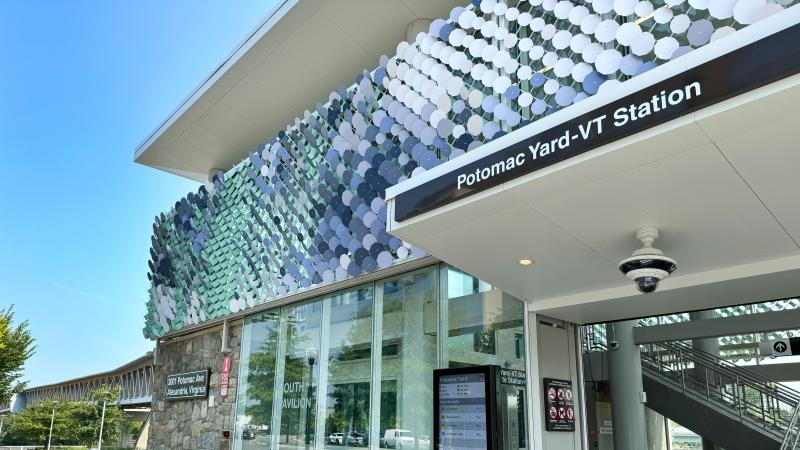 Potomac Yard South Pavilion Entrance