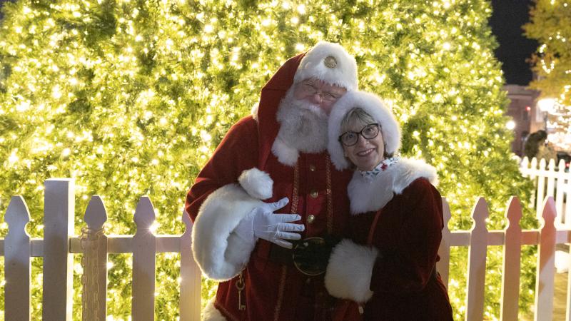 Santa and Mrs Claus