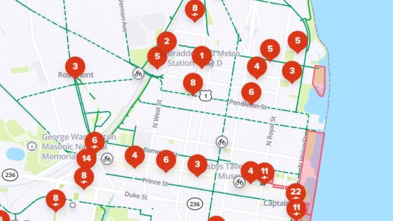 Image of Capital Bikeshare Map