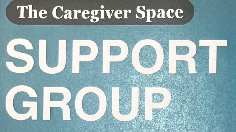 Written words saying The caregiver space support group