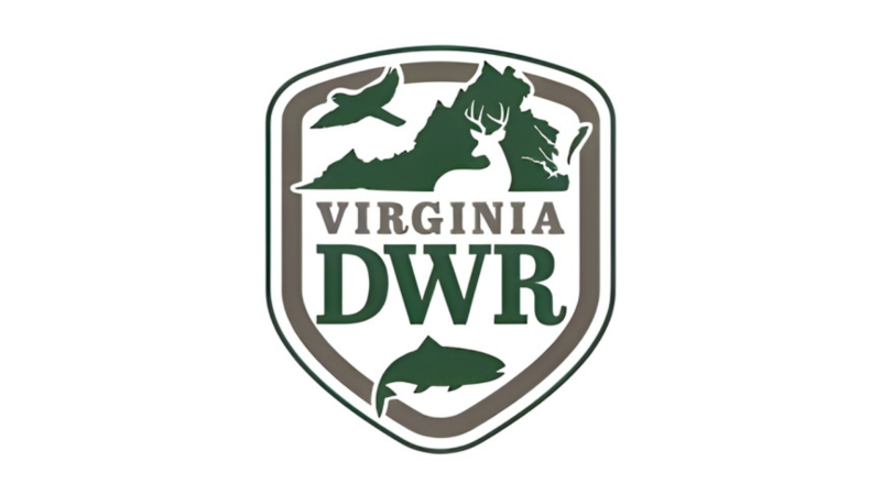 Virginia DWR Logo in muted brown and forest green