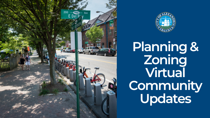 picture of bike share dock under trees with street sign and people in background