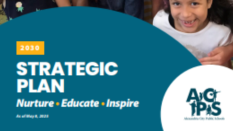 Picture of children with ACPS Logo