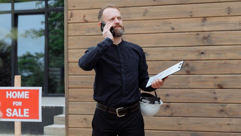 Man with a clipboard