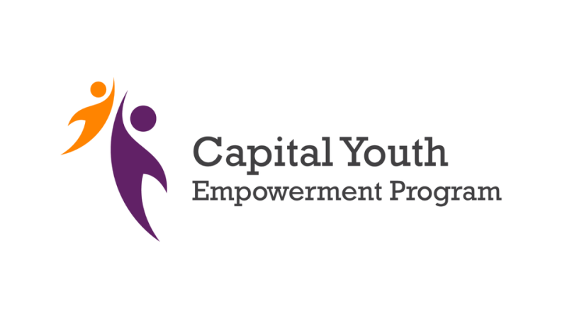 Logo of the Capital Youth Empowerment Program featuring vibrant colors symbolizing youth engagement and empowerment.