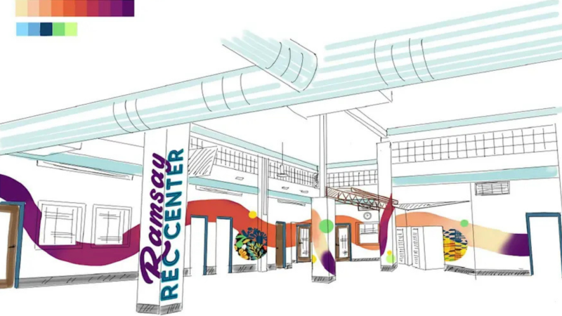 William Ramsay Public Art Mural Sketch