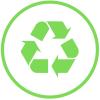 eco-city solid waste icon