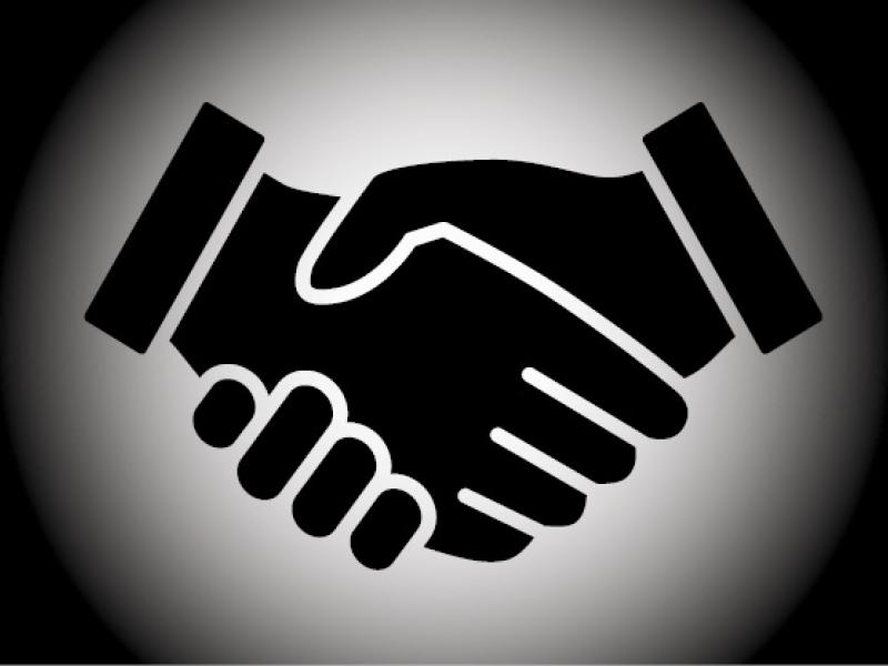 Shaking Hands Illustration for ACORP2021 Highlight