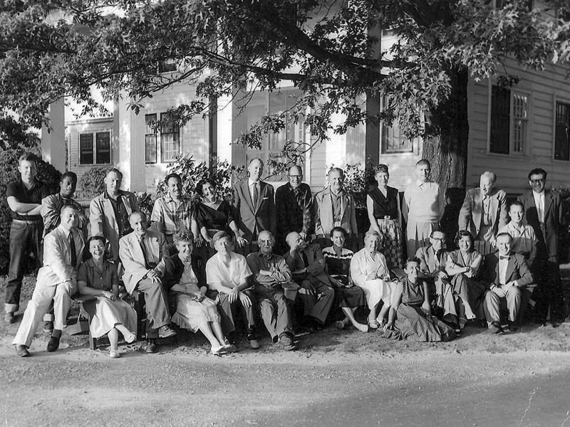 MacDowell Colony 1954 including James Baldwin and Pauli Murray