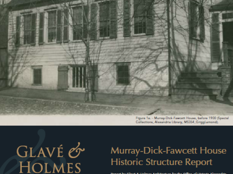 Cover of report with photo of house