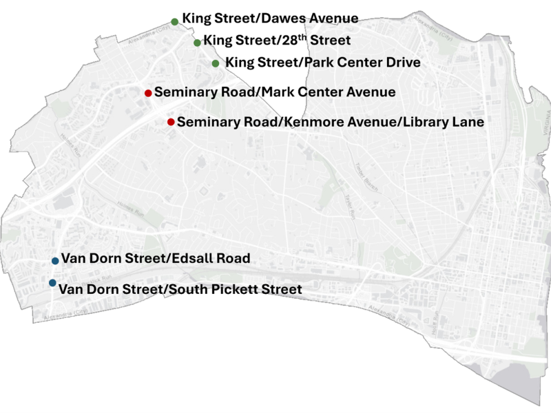 map of intersections