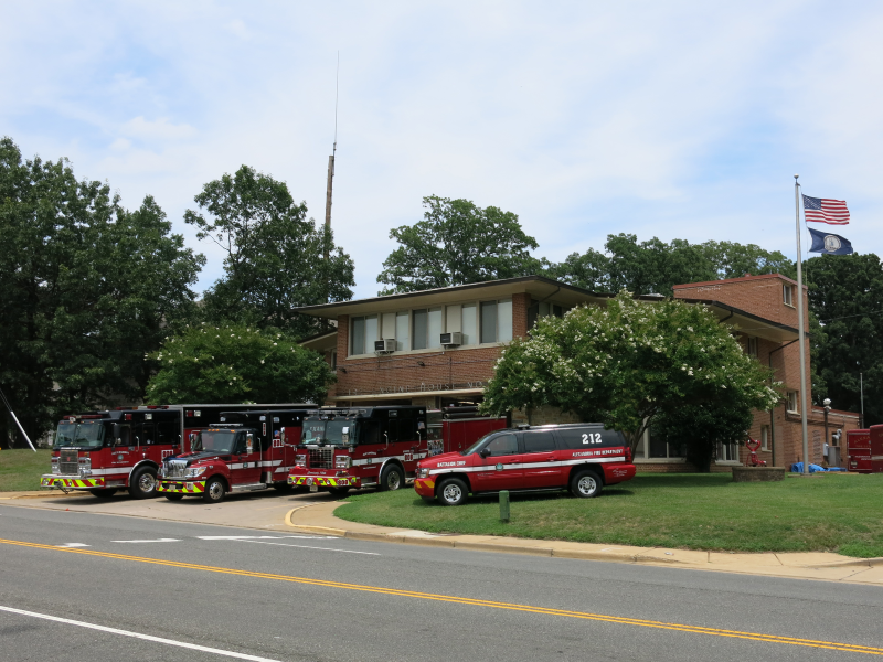 Fire Station 206 is located at 4609 Seminary Rd.
