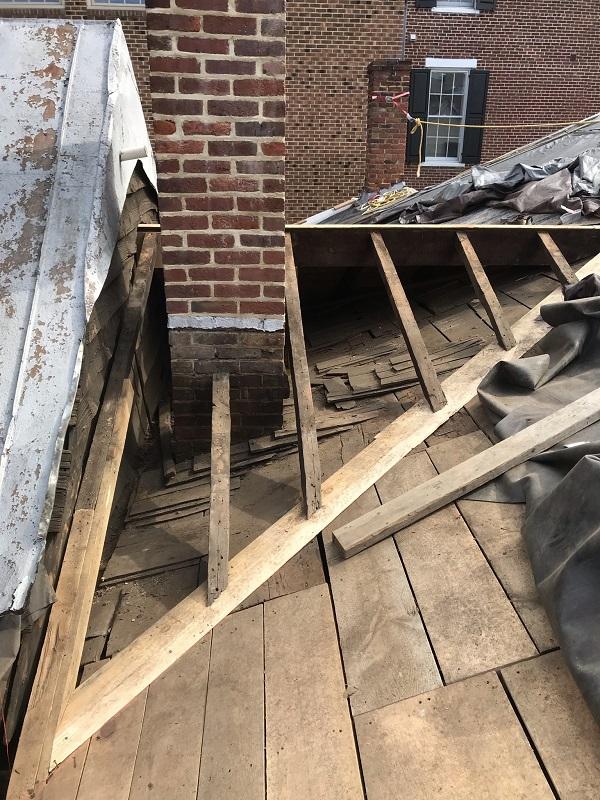 Reframing the roof cricket