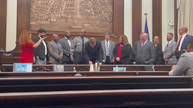 Police Collective Bargaining Signing at City Council Meeting November 22, 2022