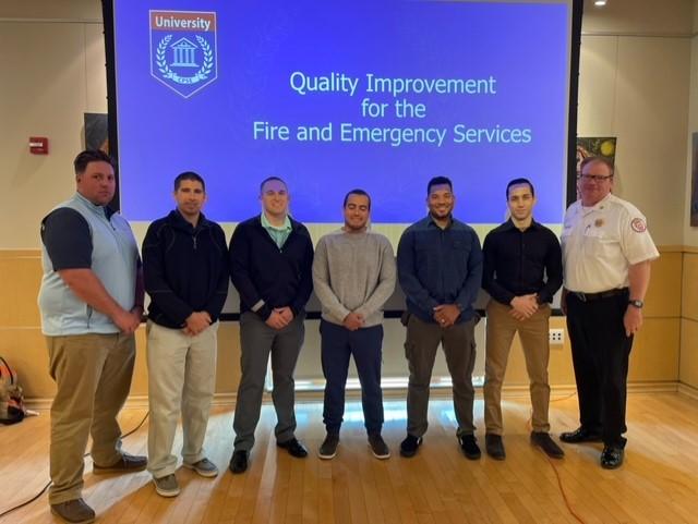 AFD personnel participate in the Quality Improvement for Fire and Emergency Services (QIFES) Workshop in 2022.