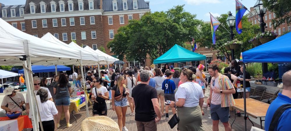 Pride Fair 2023 wide shot