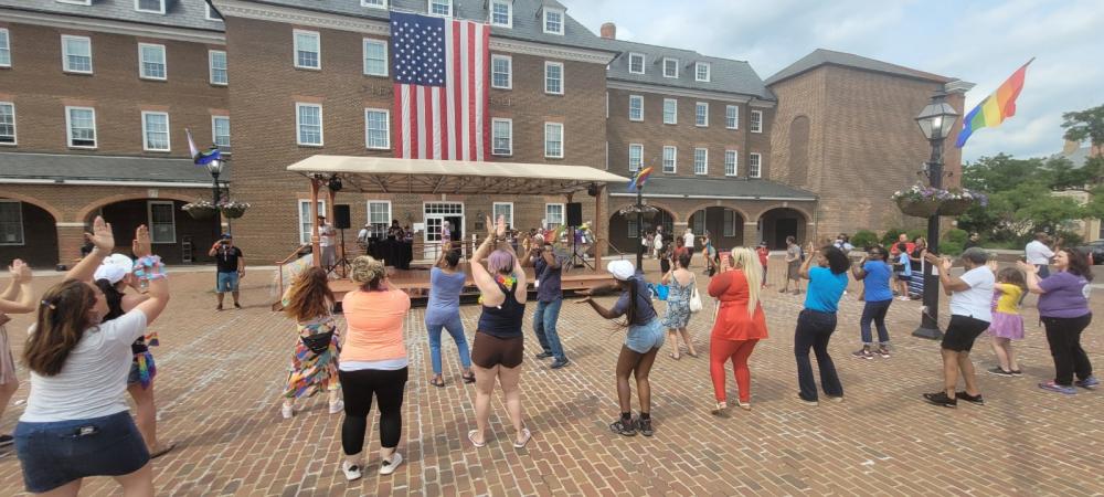 Pride Fair 2023 dancing