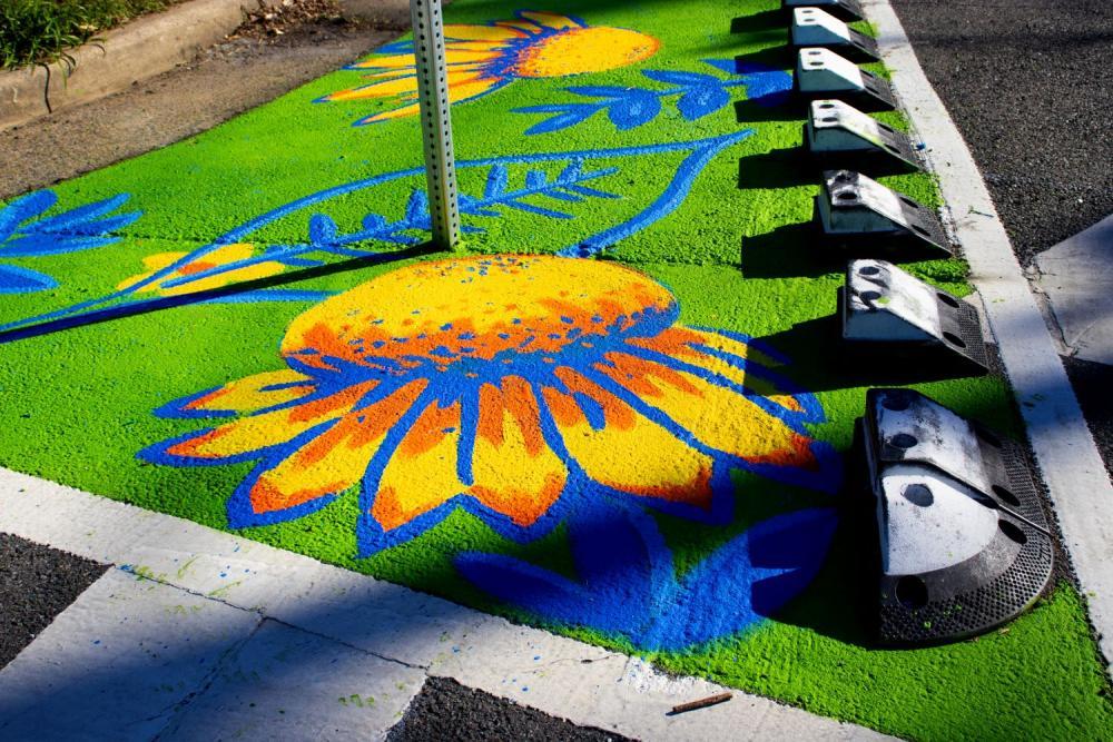 Curb Extension with Art