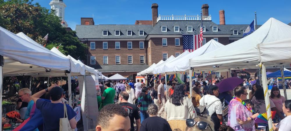 Pride fair tents