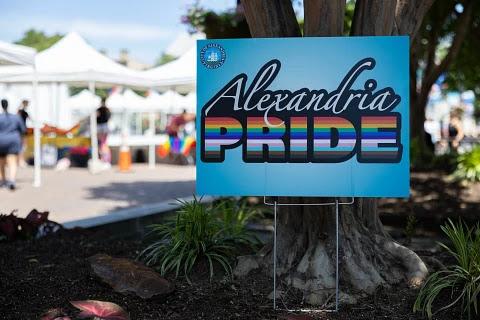 Alexandria Pride yard sign