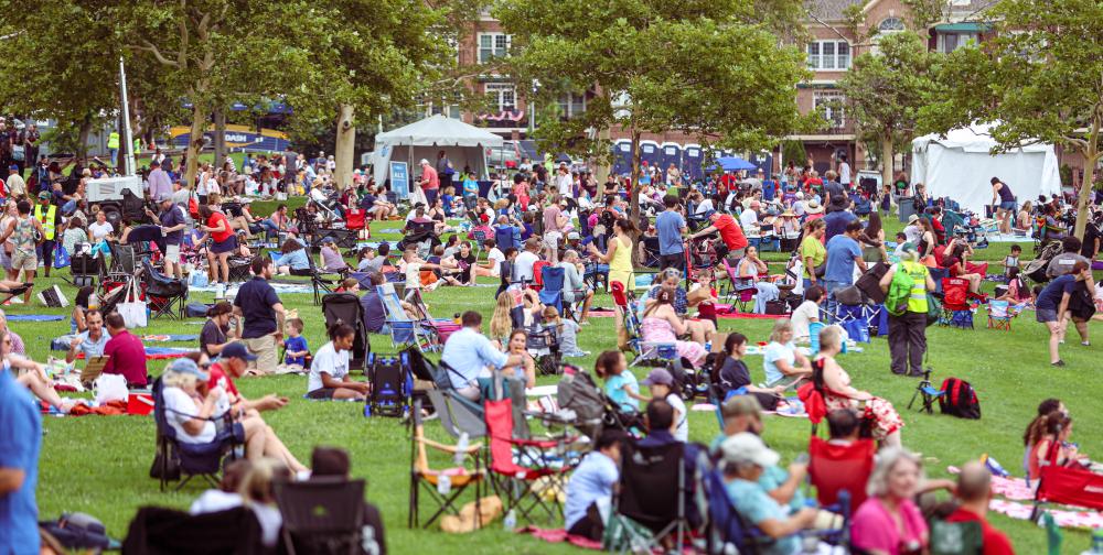 A shot of the crowd at ALX City birthday