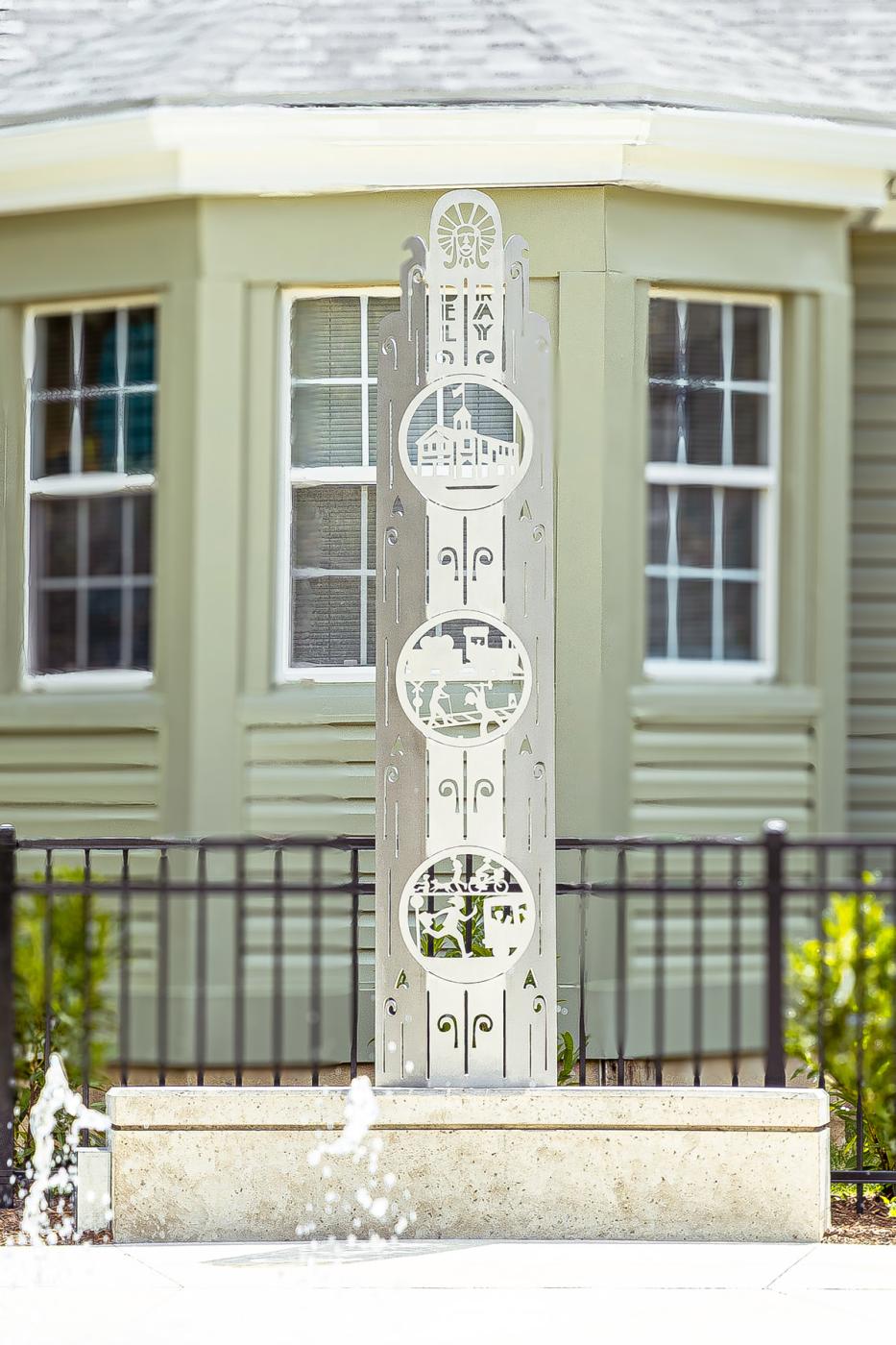 Public Art display at the Colasanto Park