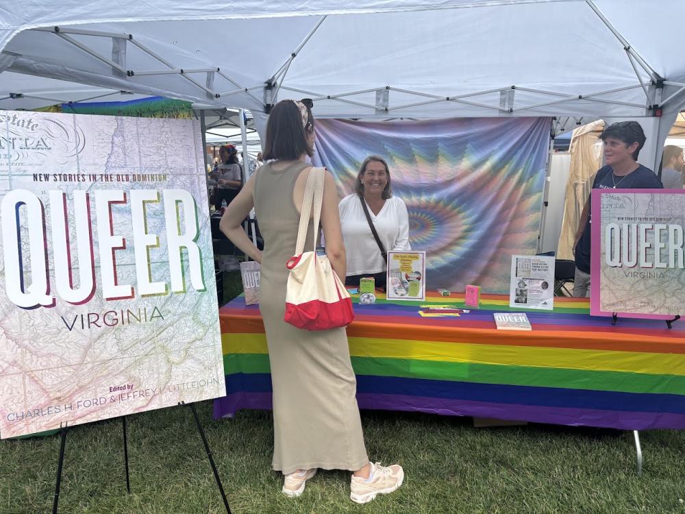 Community partner table at Alexandria Pride 2026