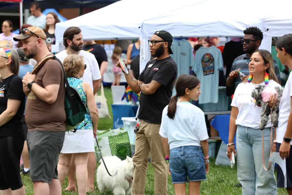 Crowd at Alexandria Pride 2026