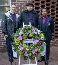 The Lynching Remembrance  Left to right: Rabbi David Spinrad, Beth El Hebrew Congregation; Pastor James V. Jordan, Third Baptist Church; Reverend Professor Quardricos B. Driskell, Beulah Baptist Church.
