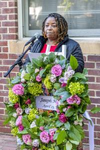 McCoy ceremony, Alexandria poet laureate KaNikki Jakarta (2021)