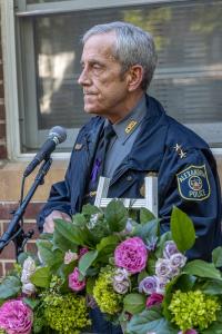 McCoy ceremony, Police Chief Michael Brown (2021)