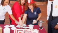Friendship Firehouse Festival, cake cutting, 2022