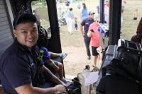 Inside the fire truck image