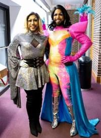 Drag artisits posing